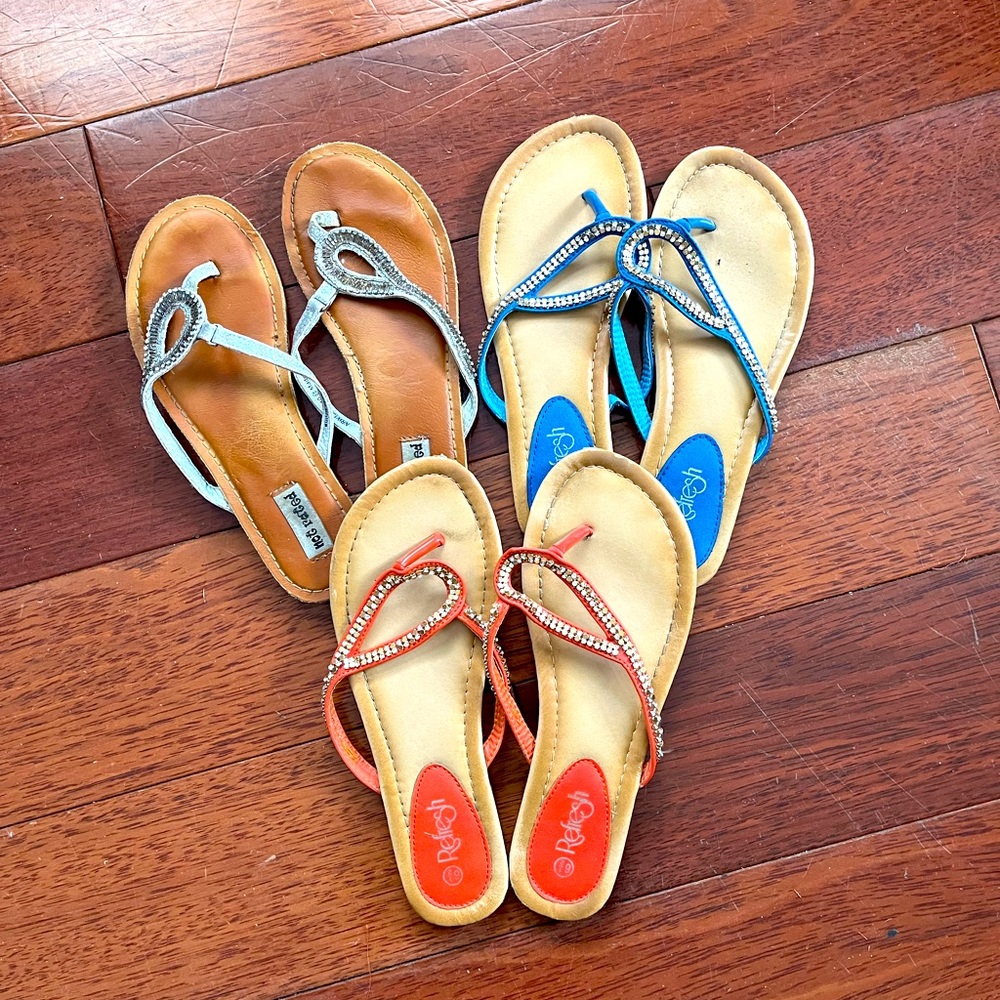 Sandals, flip-flops